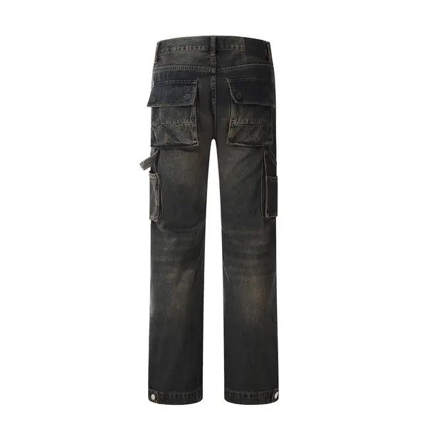 VIBE distressed workwear utility carpenter jeans Size US 28 / EU 44 - 6 Thumbnail