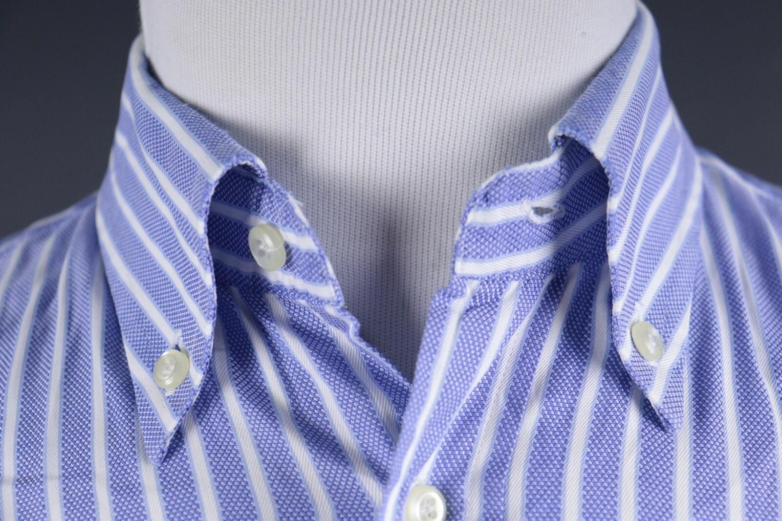 Designer Boggi Milano Fine Italian Fabric Oxford Shirt Size 41 / 16 Size US M / EU 48-50 / 2 - 4 Thumbnail