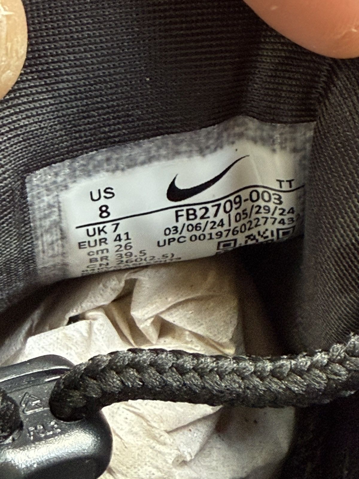 Corteiz × Nike Nike Air Max 95 Corteiz Honey Black Size US 8 / EU 41 - 7 Thumbnail
