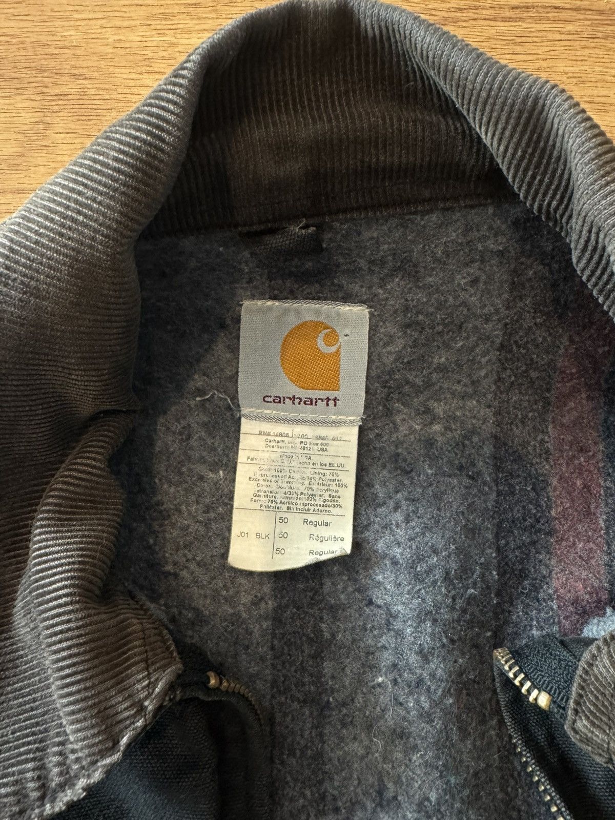 Carhartt Carhartt Black Detroit Jacket Size US L / EU 52-54 / 3 - 4 Thumbnail