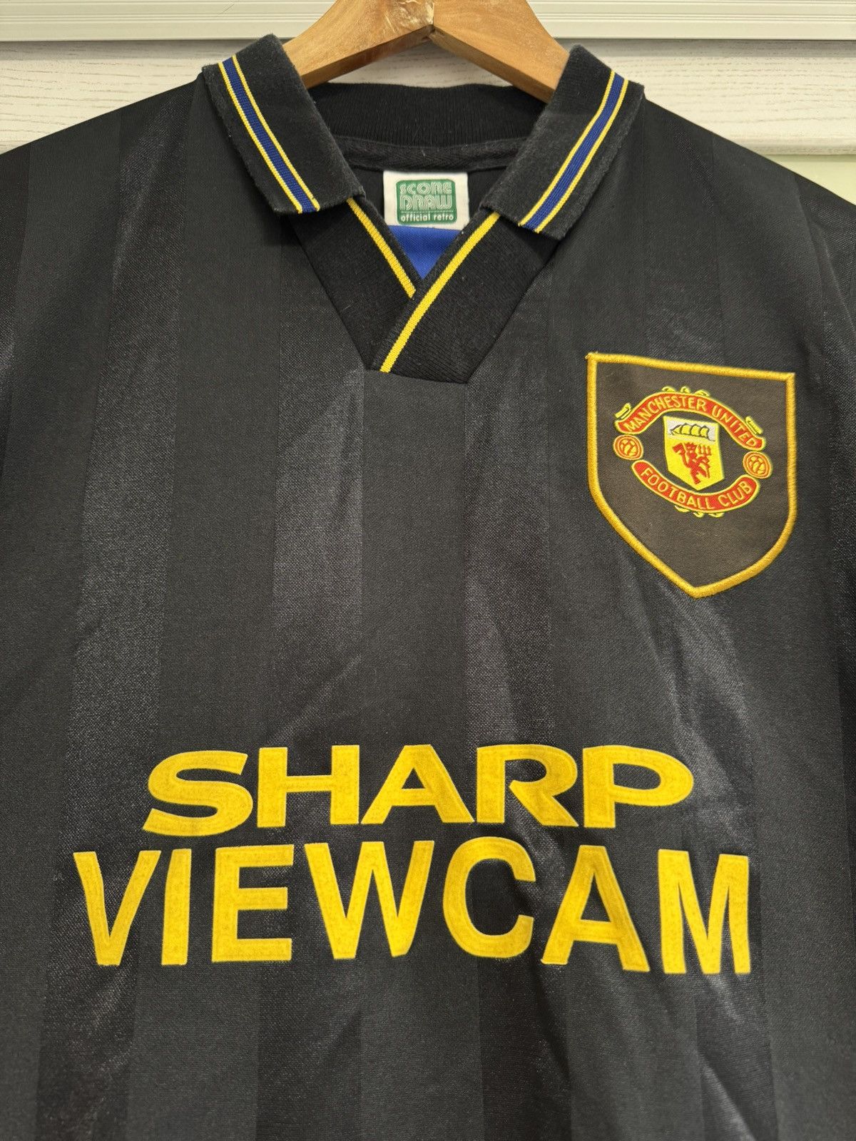 Umbro Vintage Manchester United 1994–1995 Score Draw Away Jersey Size US M / EU 48-50 / 2 - 7 Thumbnail