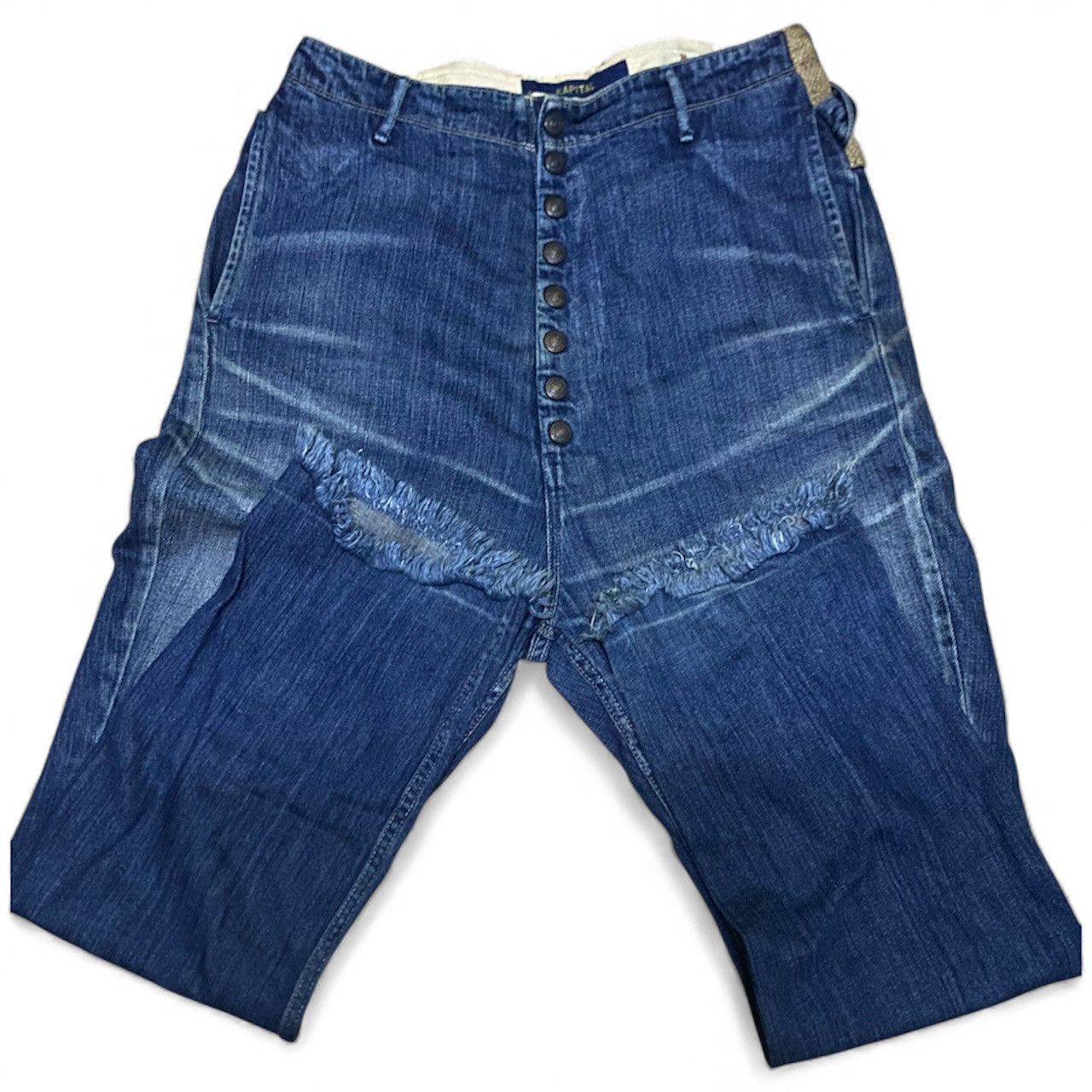 Kapital Kapital Remake Burlap Panel Jeans Size US 32 / EU 48 - 4 Thumbnail