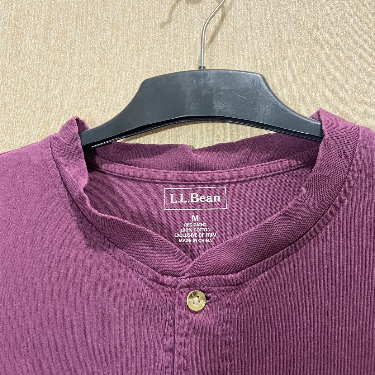 Vintage LL Bean Exclusive of trim Henley Tee Shirt Size US M / EU 48-50 / 2 - 4 Thumbnail