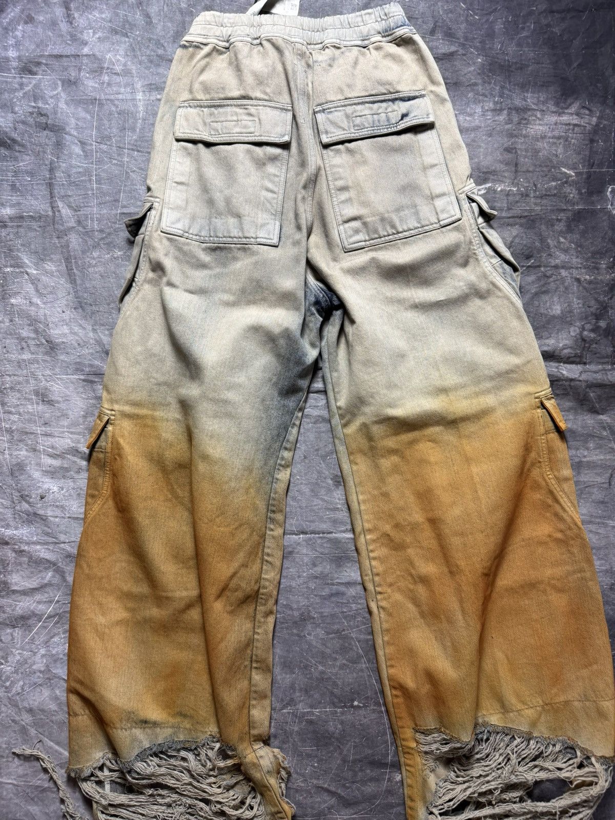 Rick Owens Rick Owens Drkshdw Double Cargo Belas in Sky Orange Degrade Size US 34 / EU 50 - 2 Thumbnail