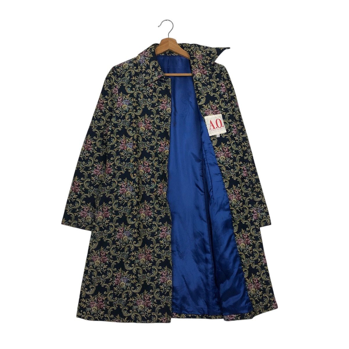 Designer × Japanese Brand × Vintage 📌Vtg Long Jacket Floral Quilted Atsuki Onishi Issey Miyake Size US M / EU 48-50 / 2 - 12 Thumbnail