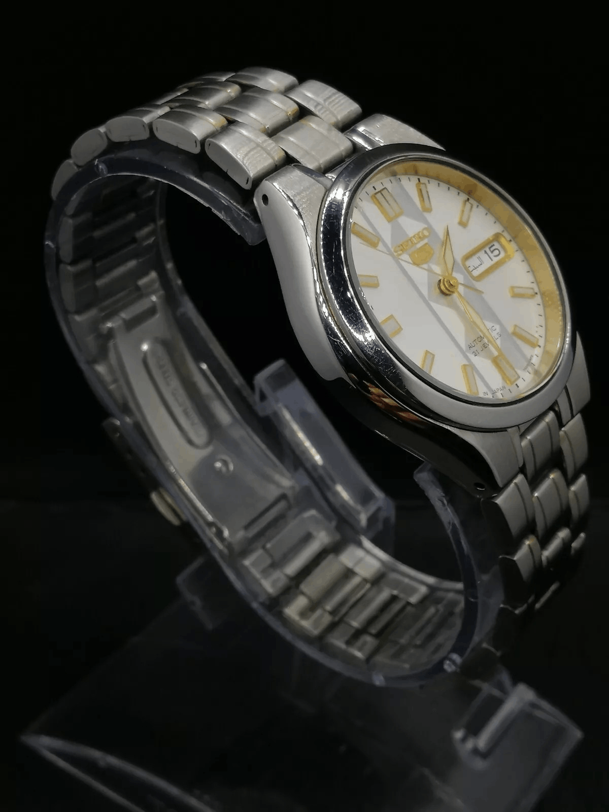 Seiko Seiko5 Automatic Day/Date Men's wrist watch Japan Size 36 - 4 Thumbnail