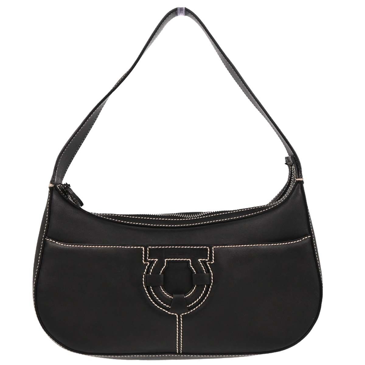 Salvatore Ferragamo Salvatore Ferragamo Gancini Shoulder Bag Leather Size ONE SIZE - 1 Thumbnail