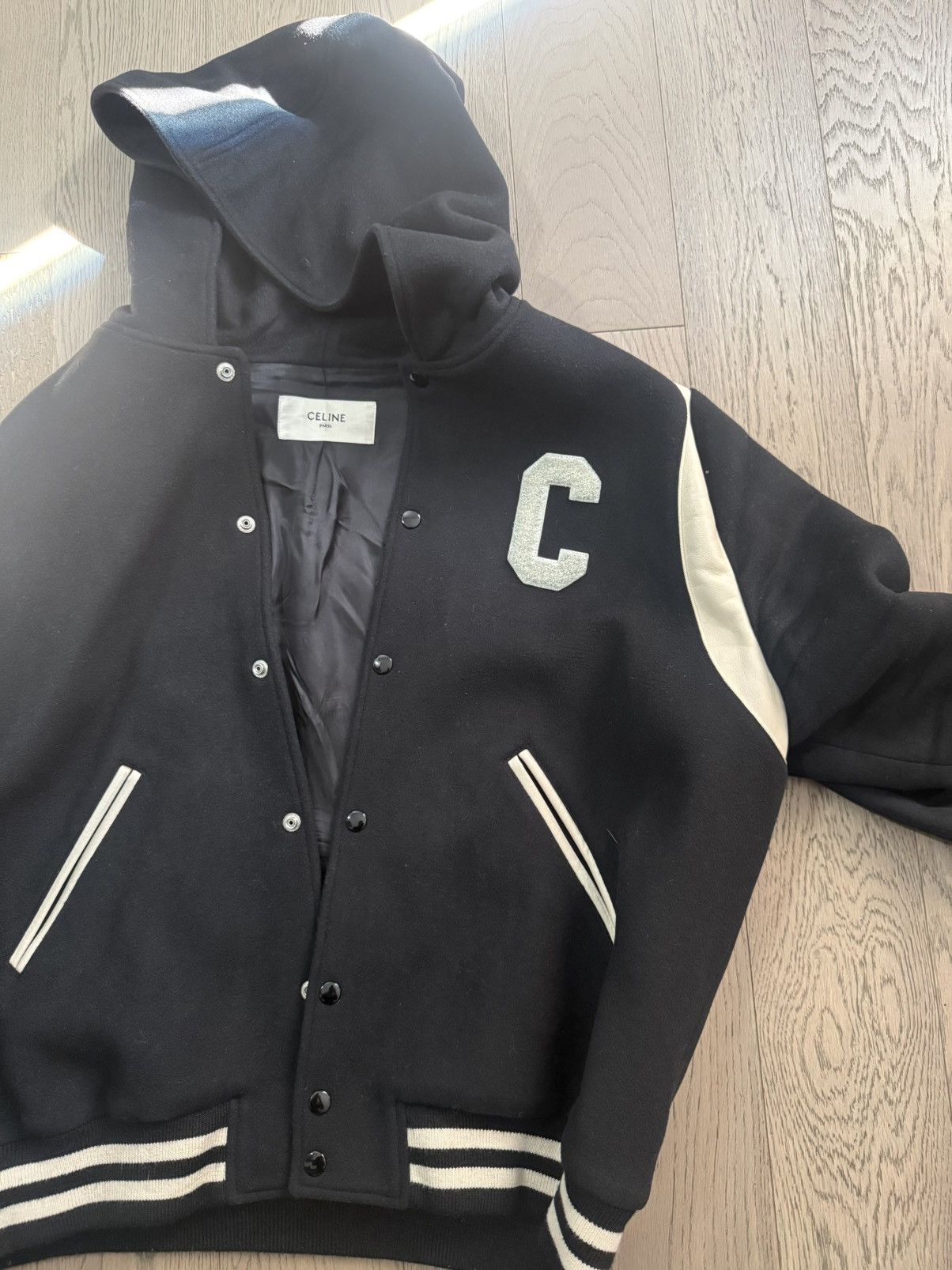 Celine CELINE Hooded Teddy Jacket Size US L / EU 52-54 / 3 - 4 Thumbnail