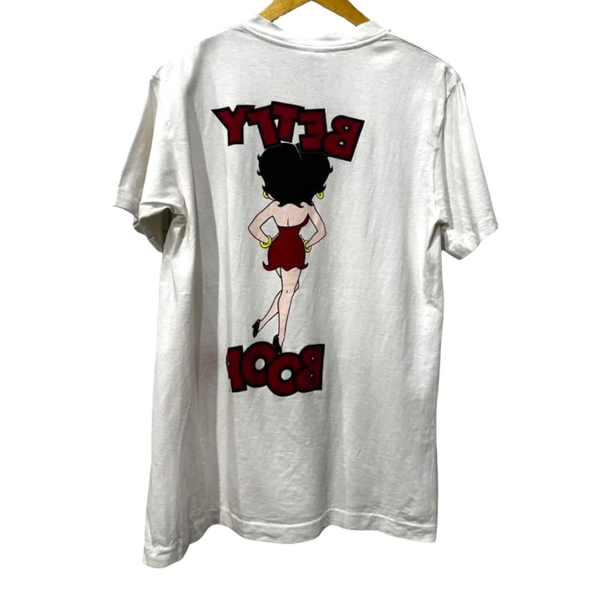 Vintage 1998 Betty Boop Graphic Cartoon Vintage Tshirt White - M Size M / US 6-8 / IT 42-44 - 2 Thumbnail