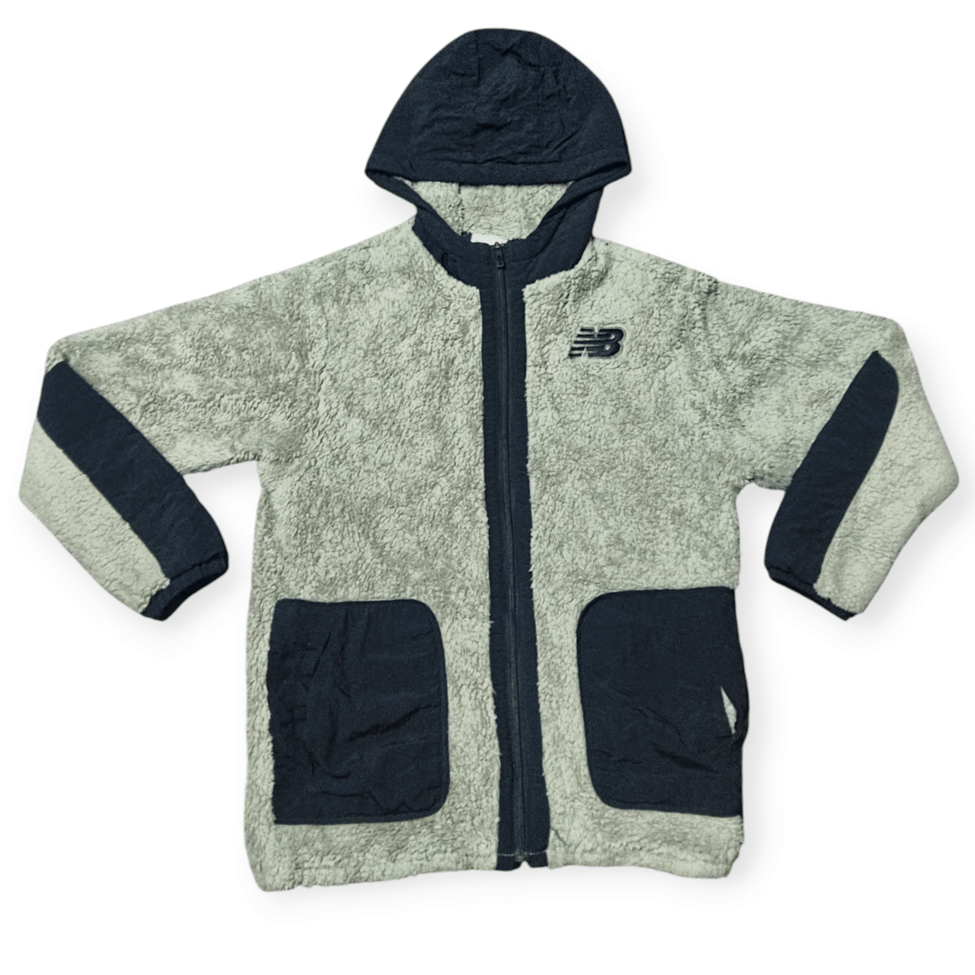 New Balance × Vintage New Balance Hooded Boa Sherpa Jacket - 0011 Size US M / EU 48-50 / 2 - 1 Thumbnail