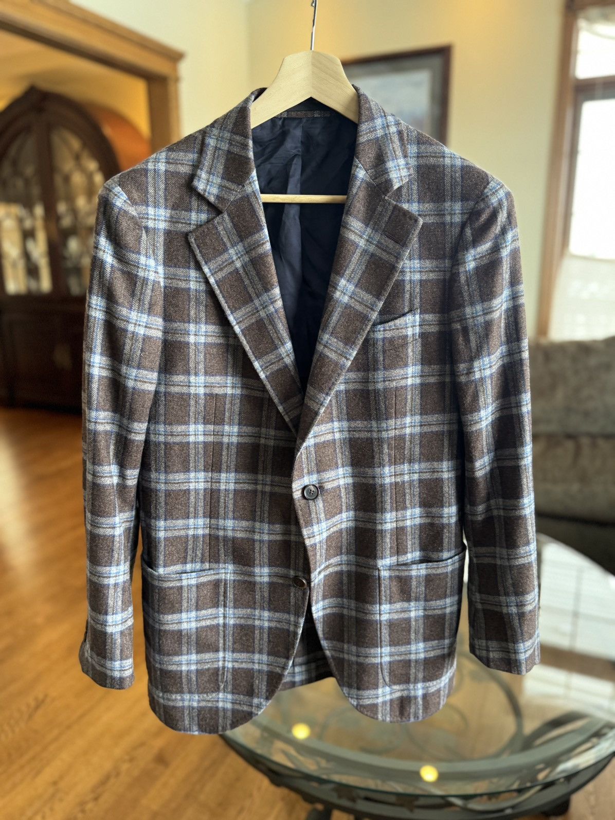 Spier & Mackay Spier & Mackay Brown Check Sport Coat Size 38R - 1 Thumbnail