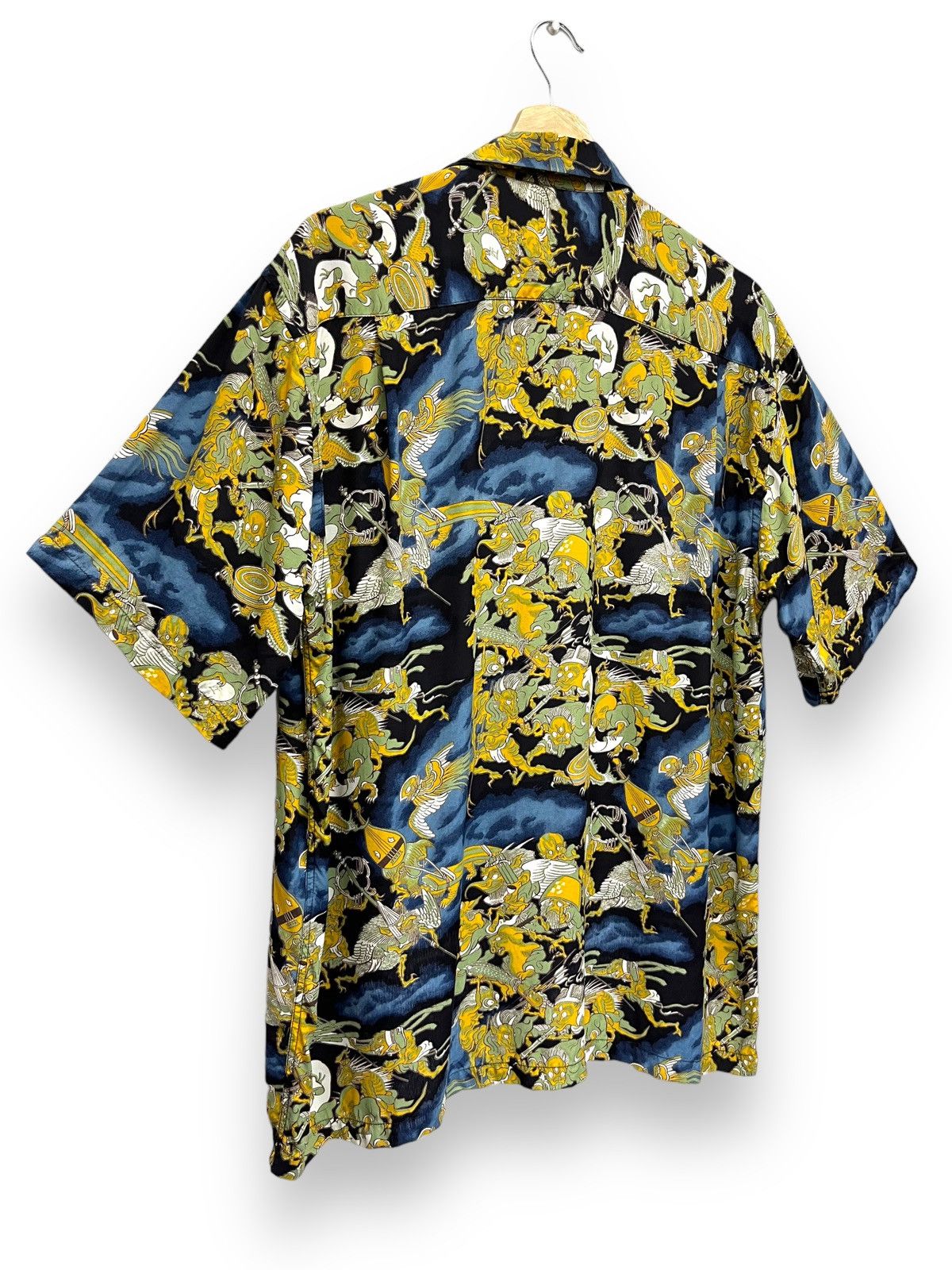 Pherrow's Vtg PHERROWS Art Demonic Full Print Tattoo Wear Rayon Shirt Size US M / EU 48-50 / 2 - 5 Thumbnail