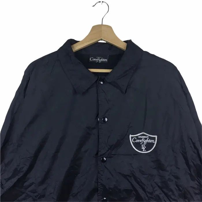 Vintage Vintage CORE FIGHTER LA Los Angeles Skateboard Coach Jacket Size US XXL / EU 58 / 5 - 2 Thumbnail