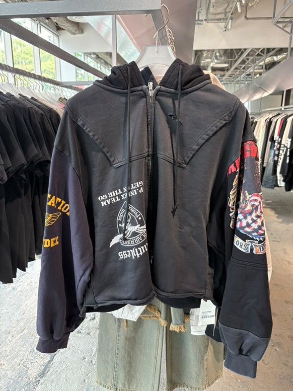 PROJECT G/R Protocol Index UPSIDE DOWN ZIP HOODIE PROJECT GR Size US S / EU 44-46 / 1 - 4 Thumbnail