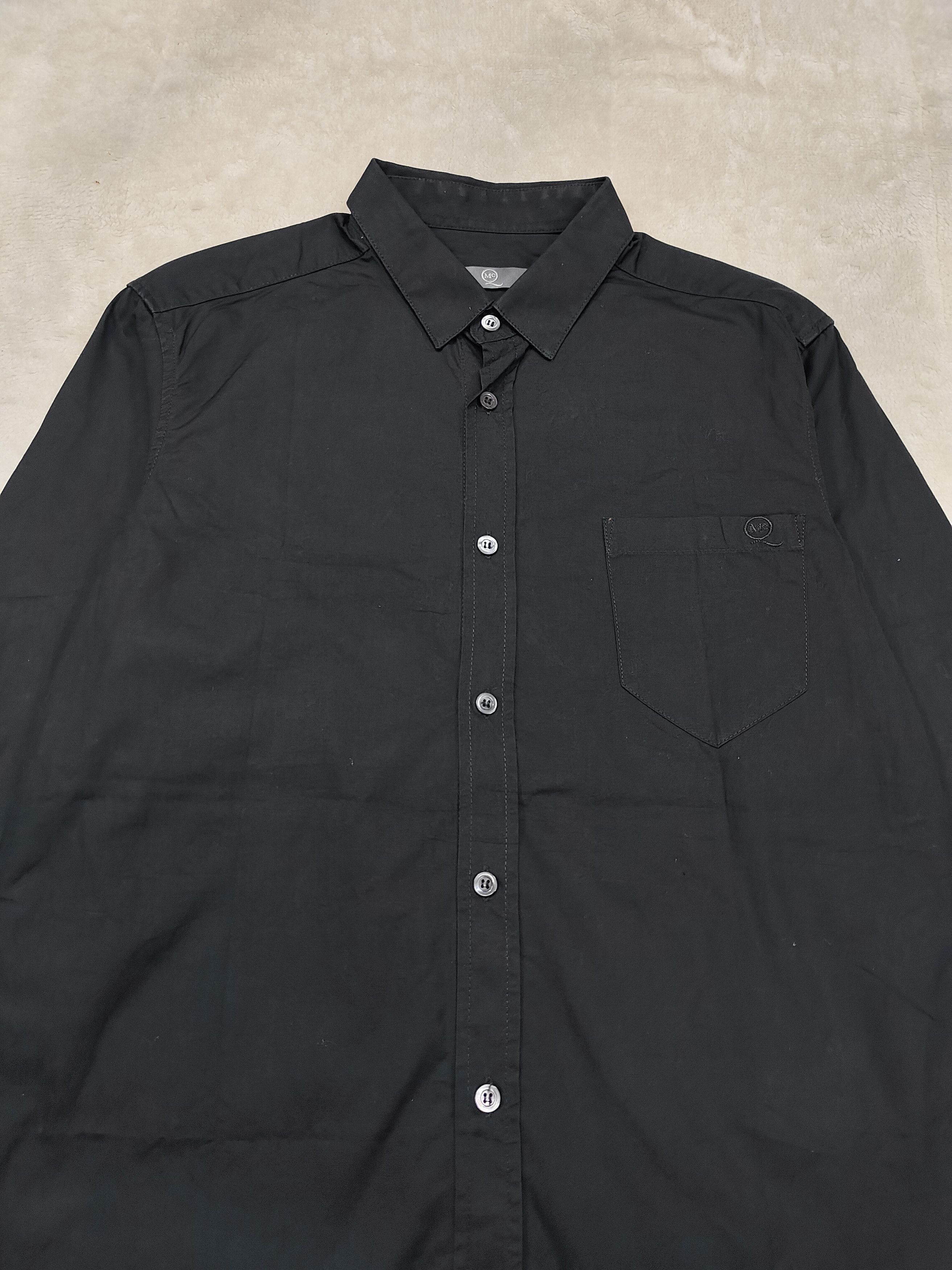 Alexander McQueen Alexander McQueen- Minimal Logo Embroidery Essential Shirt Size US S / EU 44-46 / 1 - 2 Thumbnail