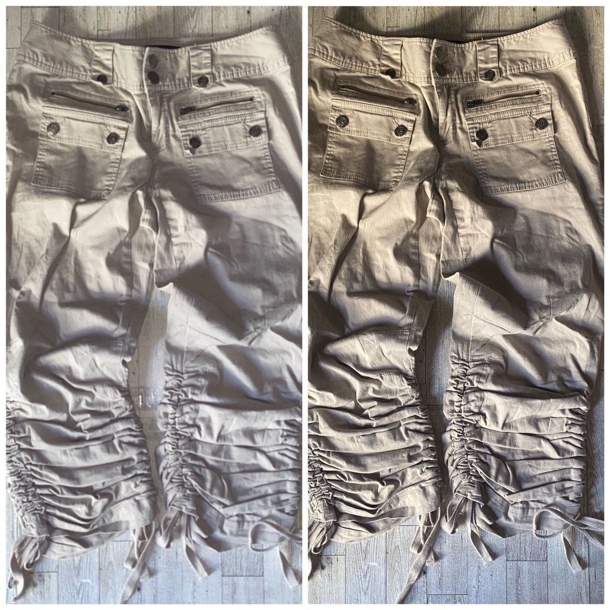 Vintage INC International, Adjustable, Pocket Capri, Cargo Pants Size 27" / US 4 / IT 40 - 3 Thumbnail