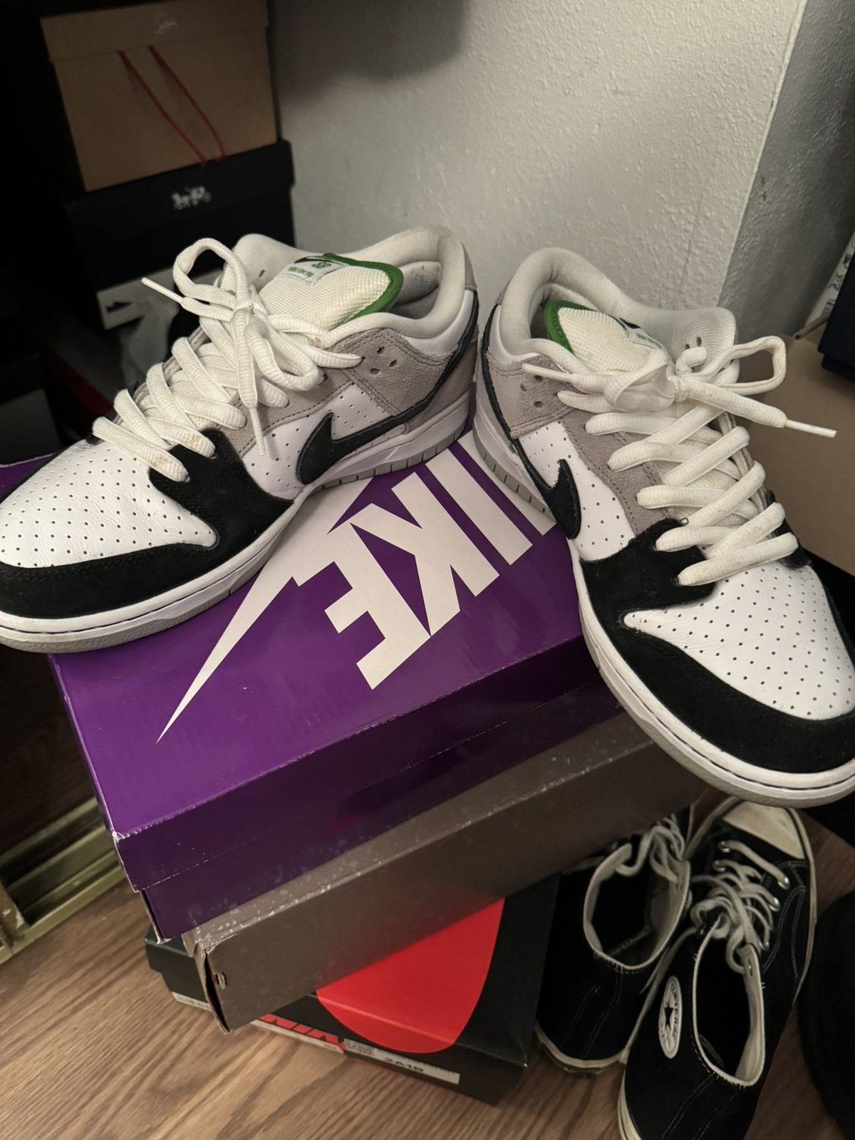 Nike Nike SB Dunk Chlorophyll Size US 10 / EU 43 - 4 Thumbnail