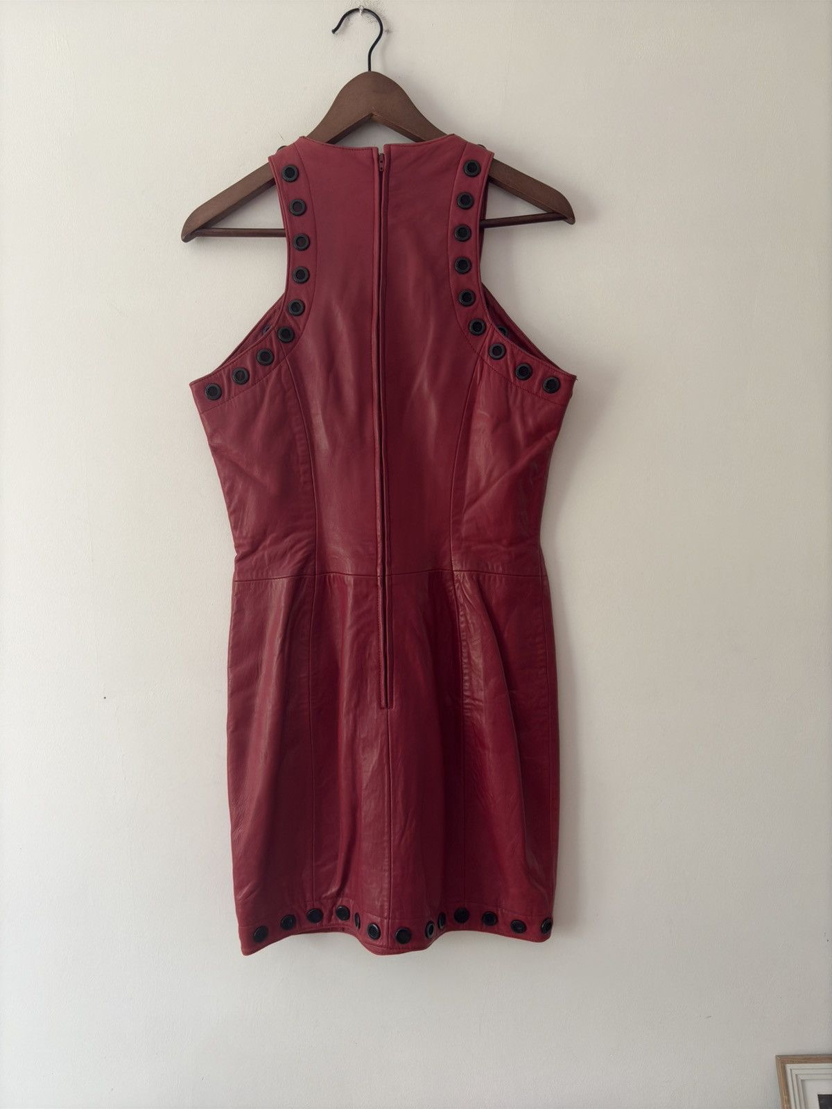 Michael Hoban Michael Hoban North Beach Leather Dress – Premium Lambskin Size L / US 10 / IT 46 - 5 Thumbnail