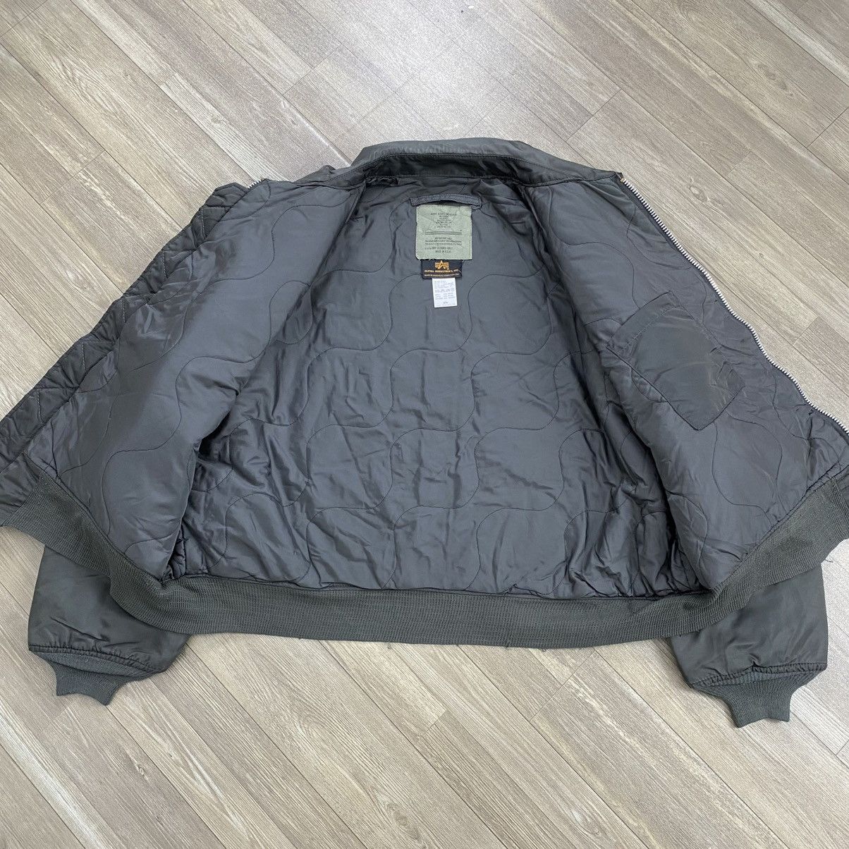 Alpha Industries 🇺🇸Vintage Alpha Industries CWU 45/P Army Flight Bomber Jacket Size US XL / EU 56 / 4 - 11 Thumbnail