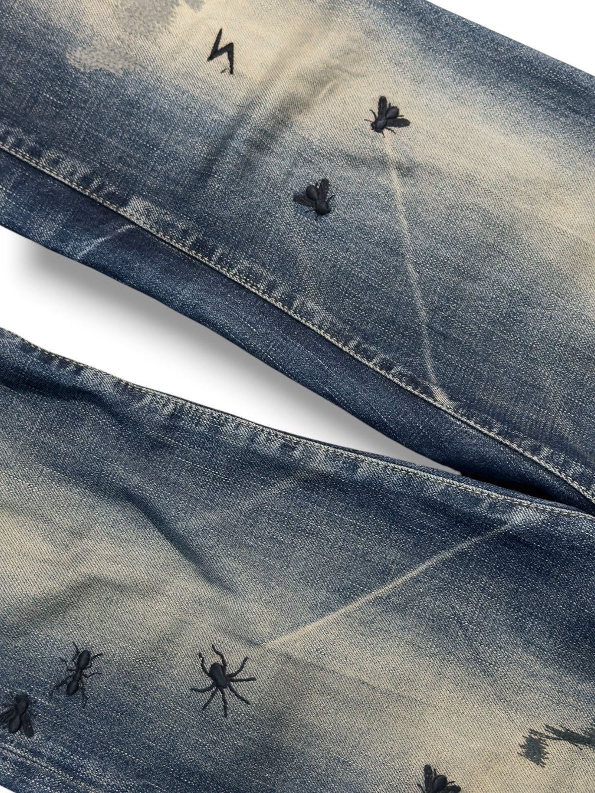 Undercover Undercover AW06 “Guru Guru” Bug Denim Size US 29 - 6 Thumbnail