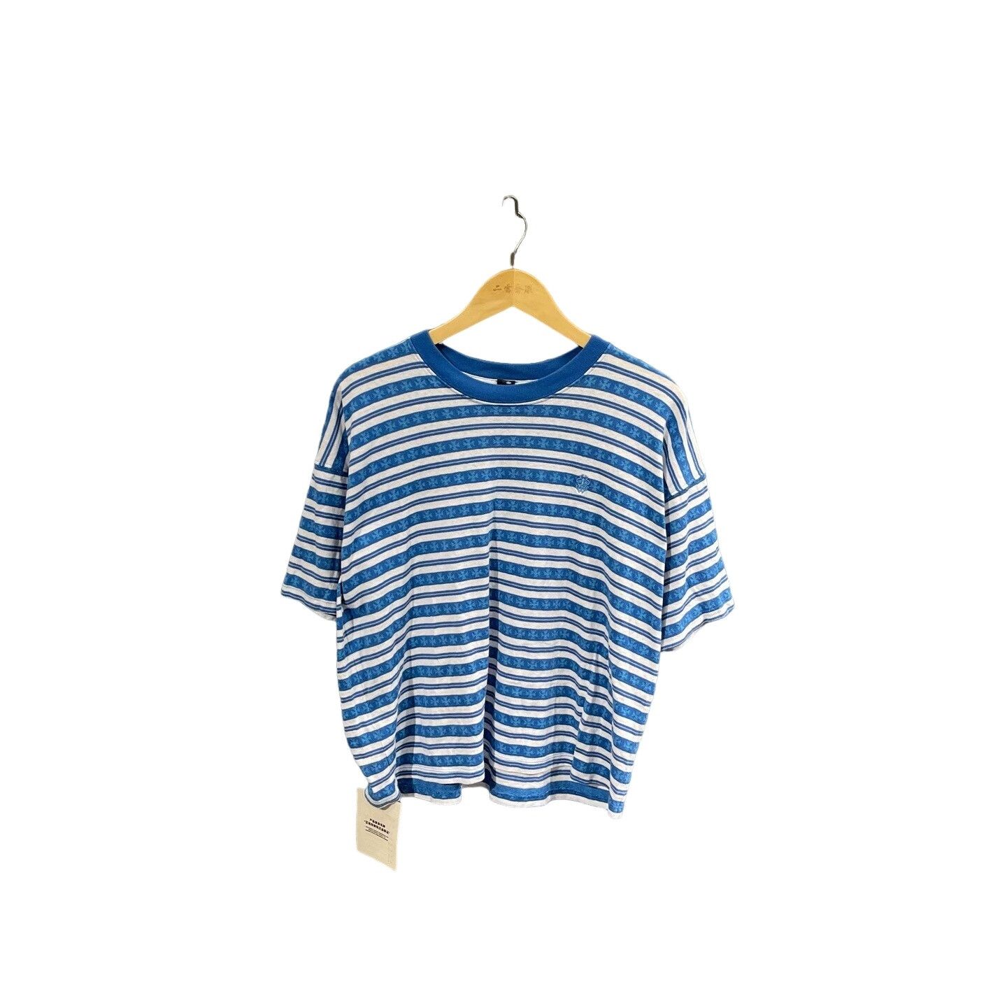 Chrome Hearts Chrome Hearts Blue Striped Dagger T-Shirt S Size US S / EU 44-46 / 1 - 1 Thumbnail