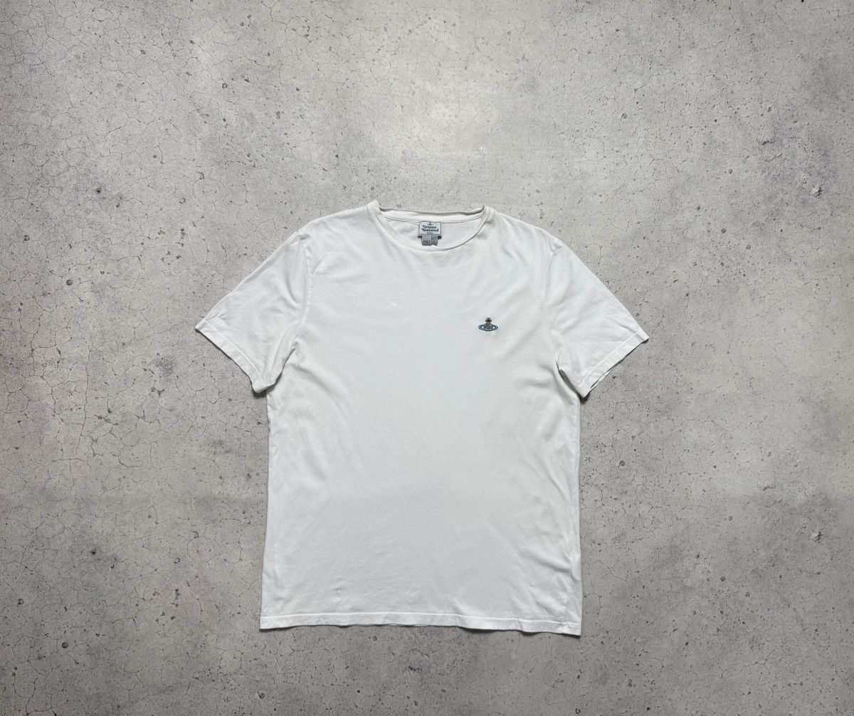 Vivienne Westwood Vivienne Westwood Luxury White T-Shirt Size US L / EU 52-54 / 3 - 1 Thumbnail