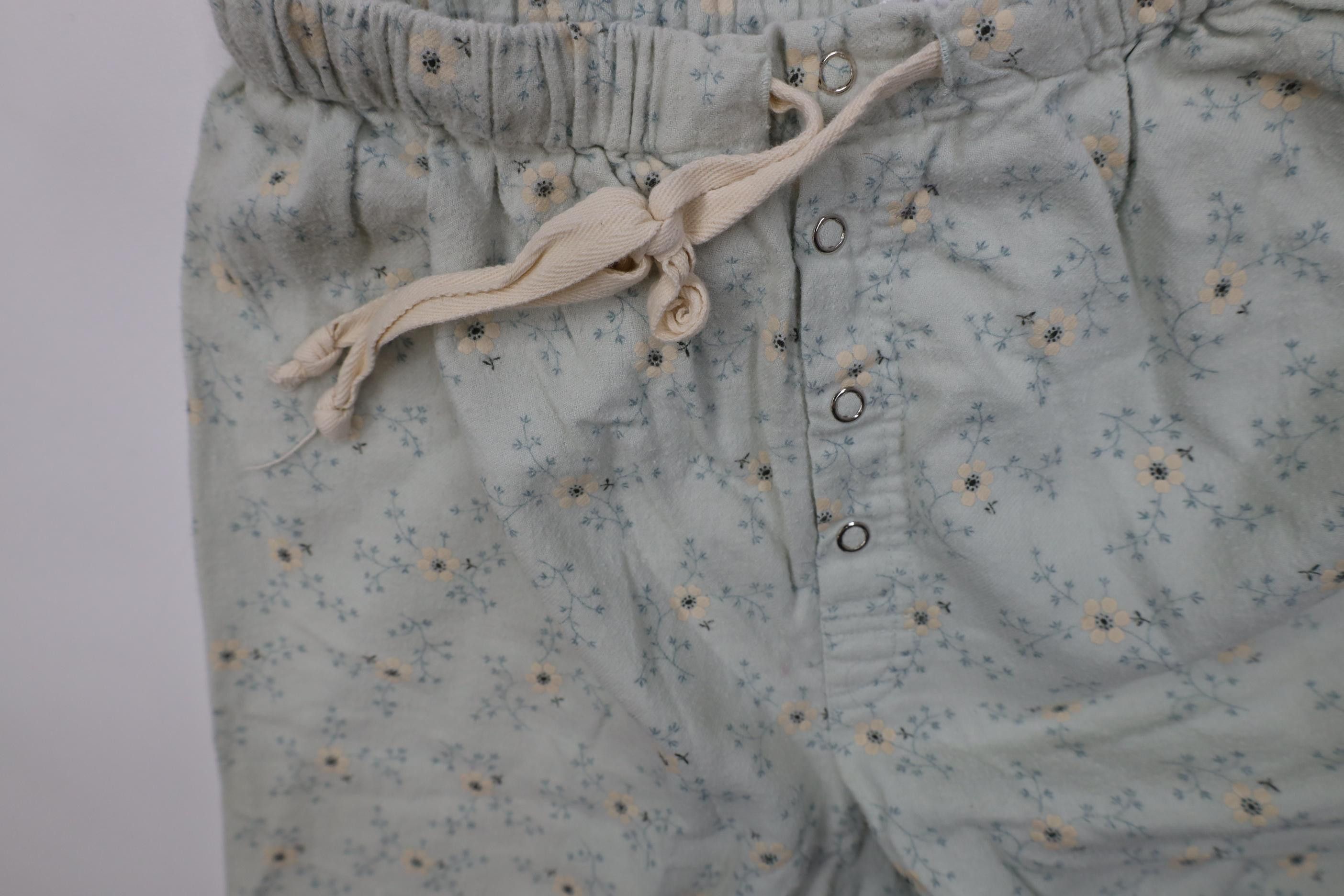 J.Crew Vintage 90s Y2K J Crew Flower Flannel Wide Leg Pajamas Pants Size 27" / US 4 / IT 40 - 7 Thumbnail