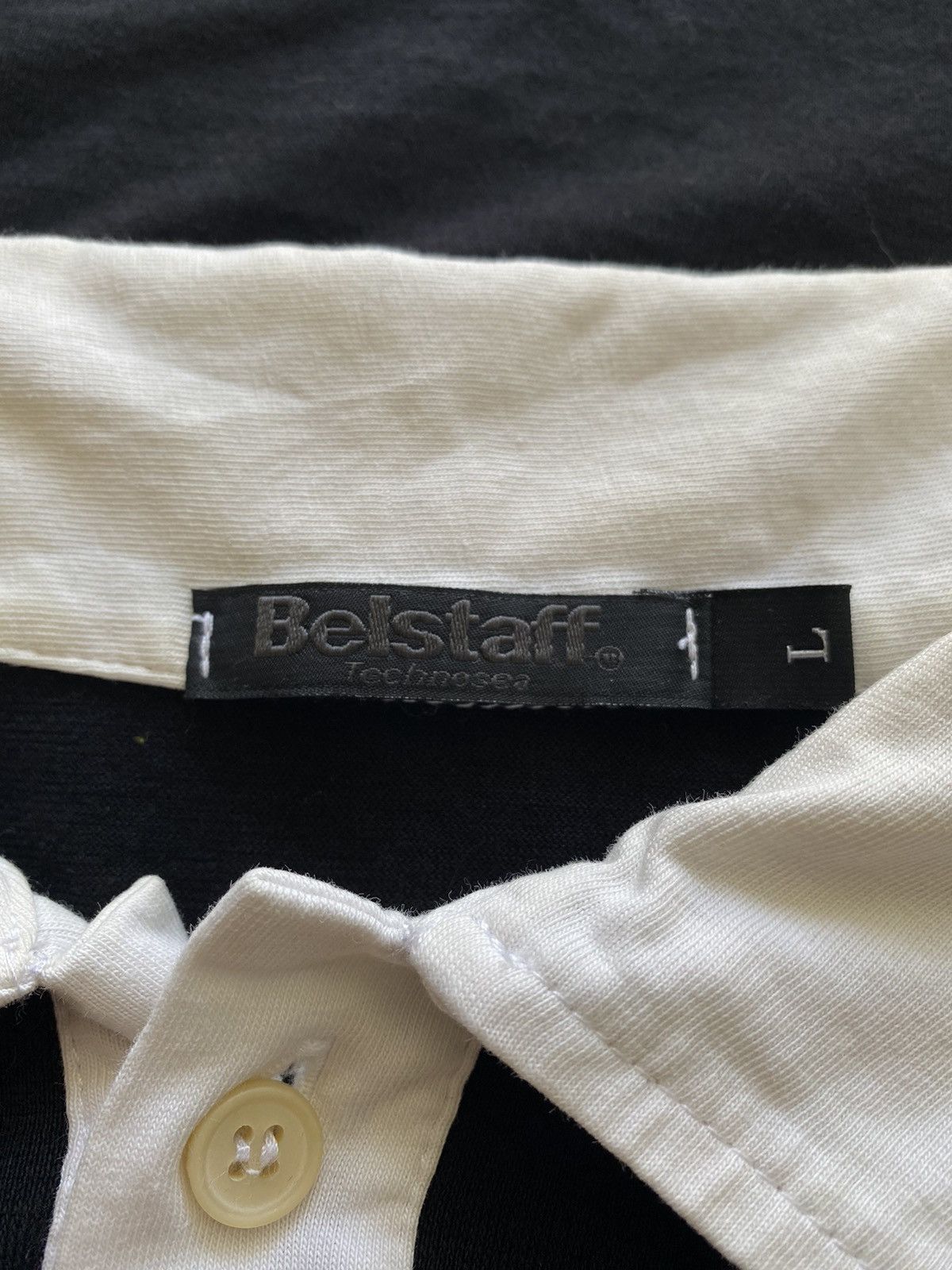 Belstaff Belstaff Vintage Technical Silver Label Polo tee Size US L / EU 52-54 / 3 - 3 Thumbnail
