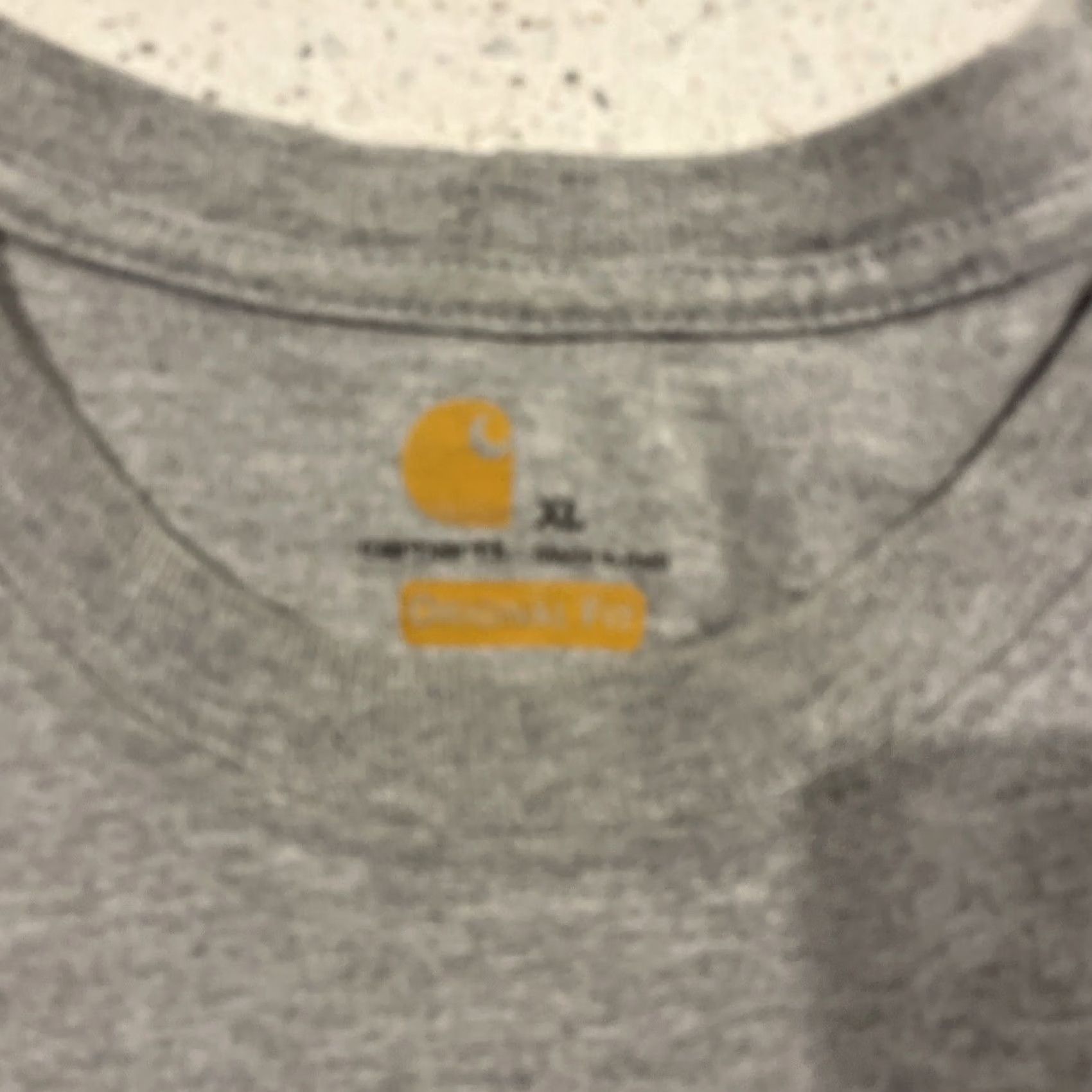 Carhartt Carhartt T-Shirt Mens XL Short Sleeve Crew Neck Gray Pocket Loose Fit Size US XL / EU 56 / 4 - 2 Thumbnail