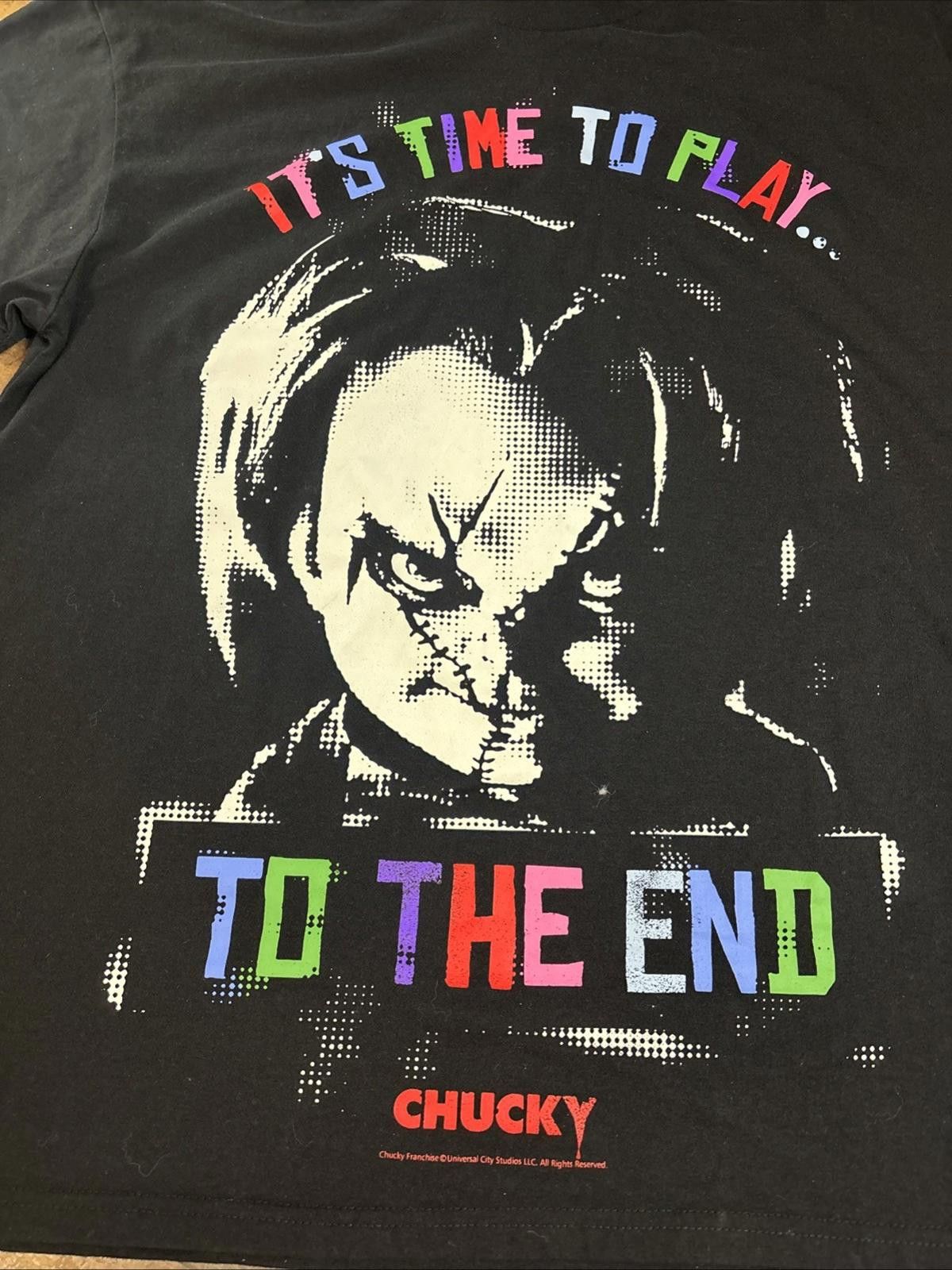 Mad Engine Chucky It’s Time To Play To The End T Shirt Mens Large NWT Size US L / EU 52-54 / 3 - 2 Thumbnail