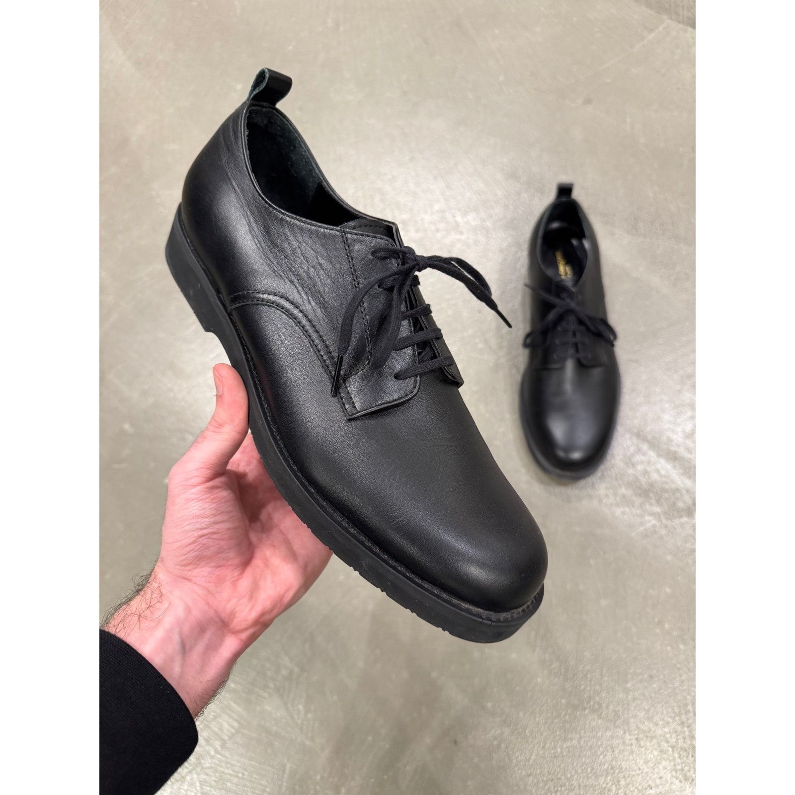 Comme des Garcons 2000s Comme des Garçons leather derby shoes Size US 11.5 / IT 41.5 - 1 Thumbnail