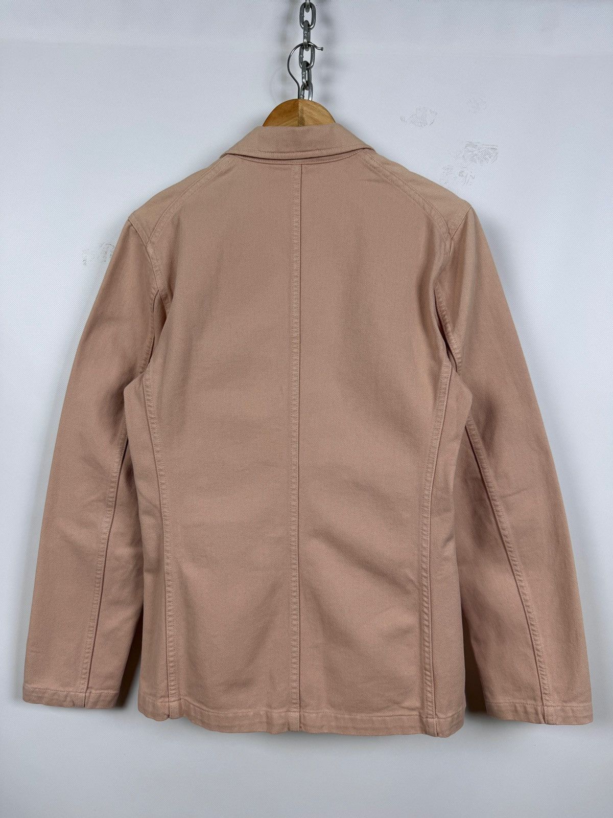Miu Miu 00s Vintage Miu Miu by Prada Denim T.C. Pink Blazer Jacket Size US M / EU 48-50 / 2 - 4 Thumbnail