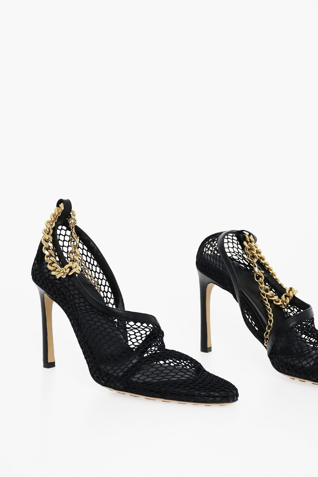 image of Bottega Veneta O1Dk11S0124 Sandals In Black, Women's (Size 9)