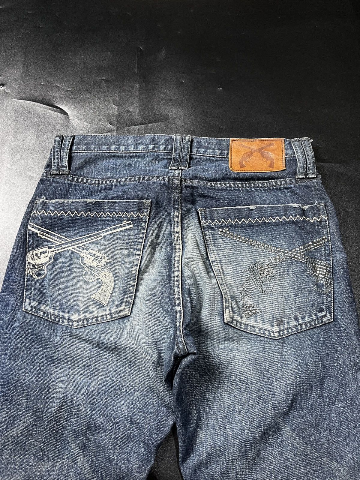 roarguns Flare Roar Double Guns Pocket Rare jeans Size US 30 / EU 46 - 5 Thumbnail