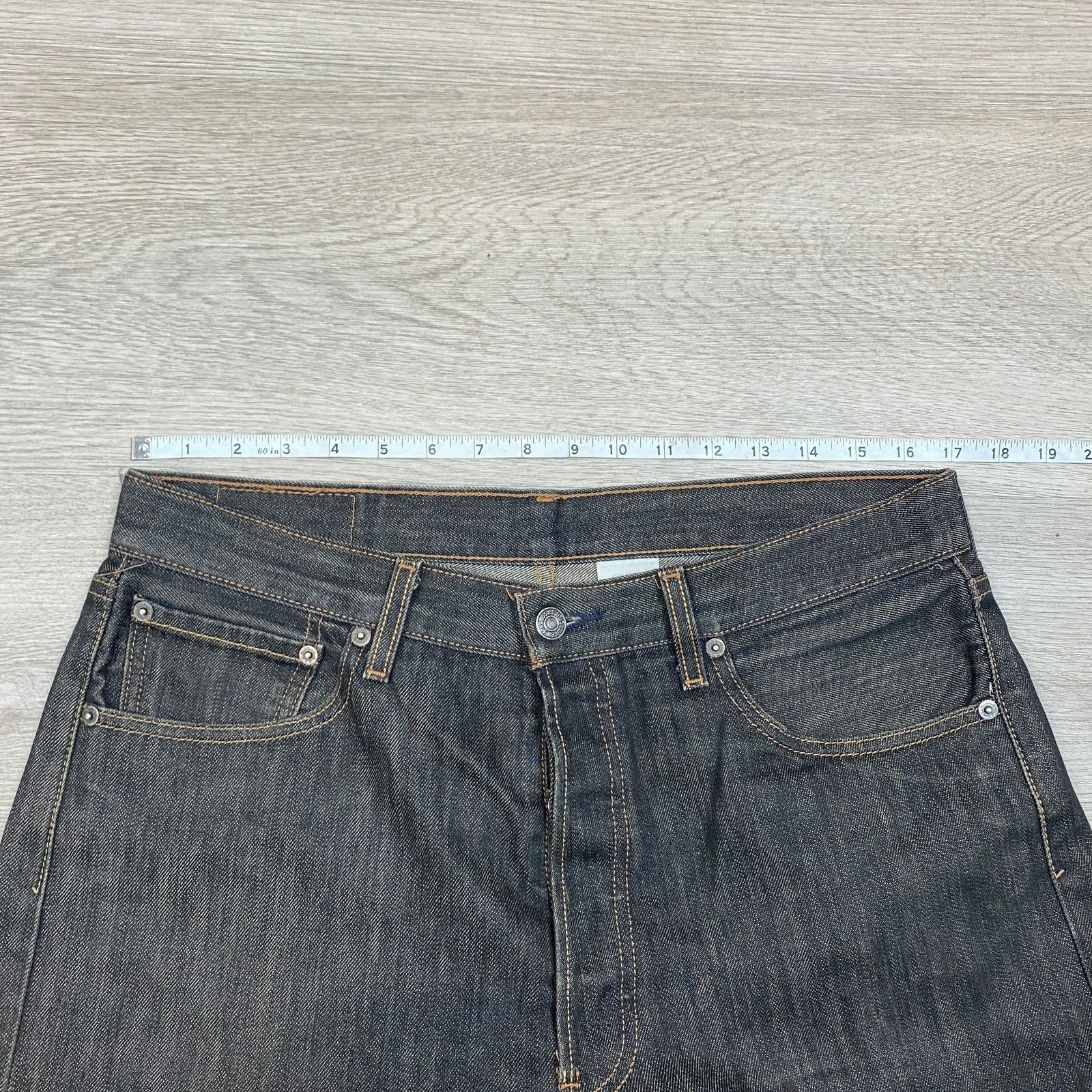Levi's Levi's 501 XX Black Denim Straight Leg Jeans Men's 34x32 Y2K Size US 34 / EU 50 - 6 Thumbnail