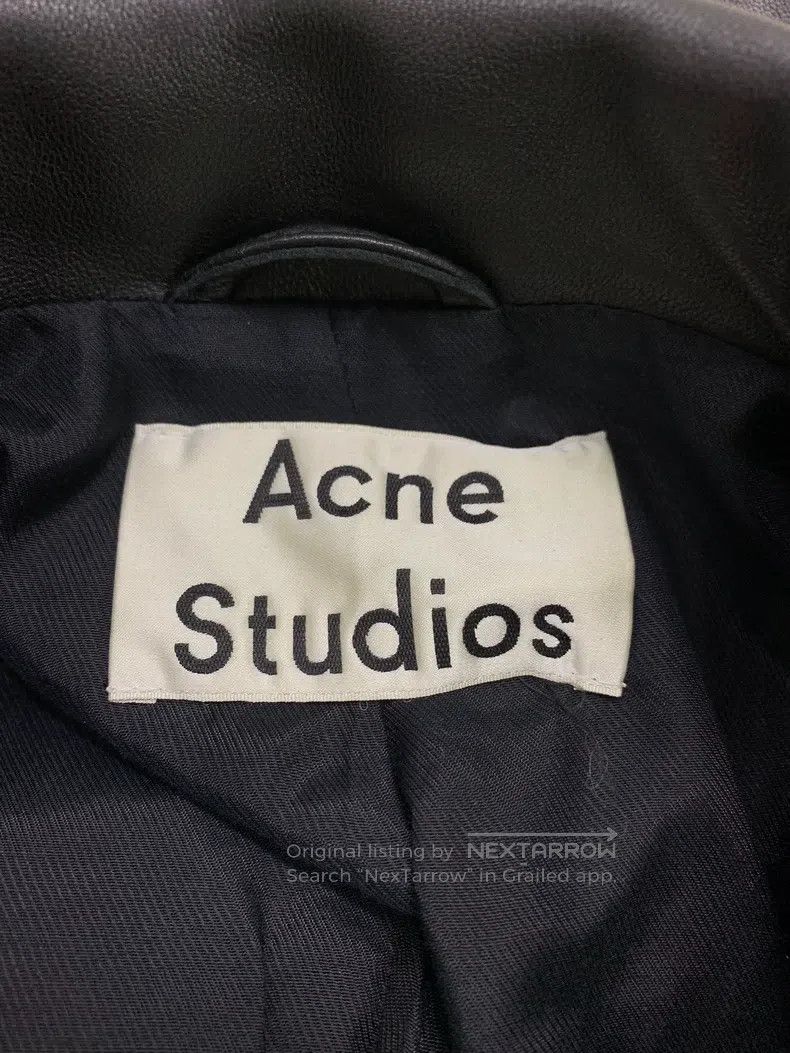 Acne Studios Acne Studios Classic black leather jacket Size XS / US 0-2 / IT 36-38 - 4 Thumbnail