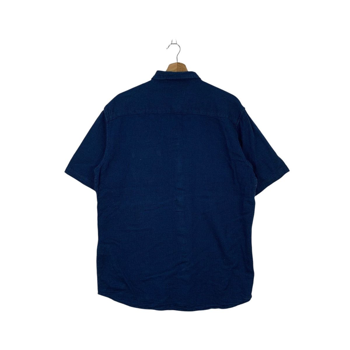 Caribbean CARIBBEAN JOE Island Supply Hawaiian Blue Denim Indigo Shirt Size US L / EU 52-54 / 3 - 2 Thumbnail