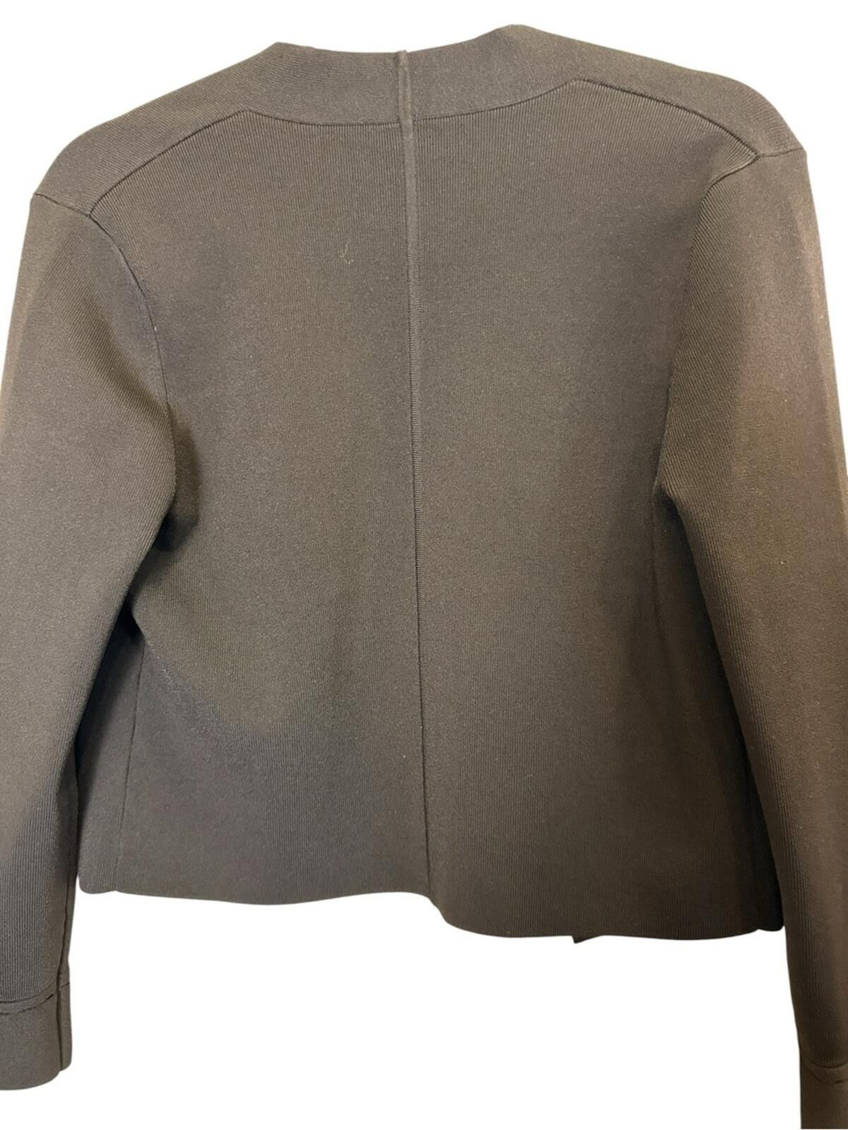 Other M.M.Lafleur Women’s Black Ribbed Knit Cardigan Sz S Size S / US 4 / IT 40 - 6 Thumbnail
