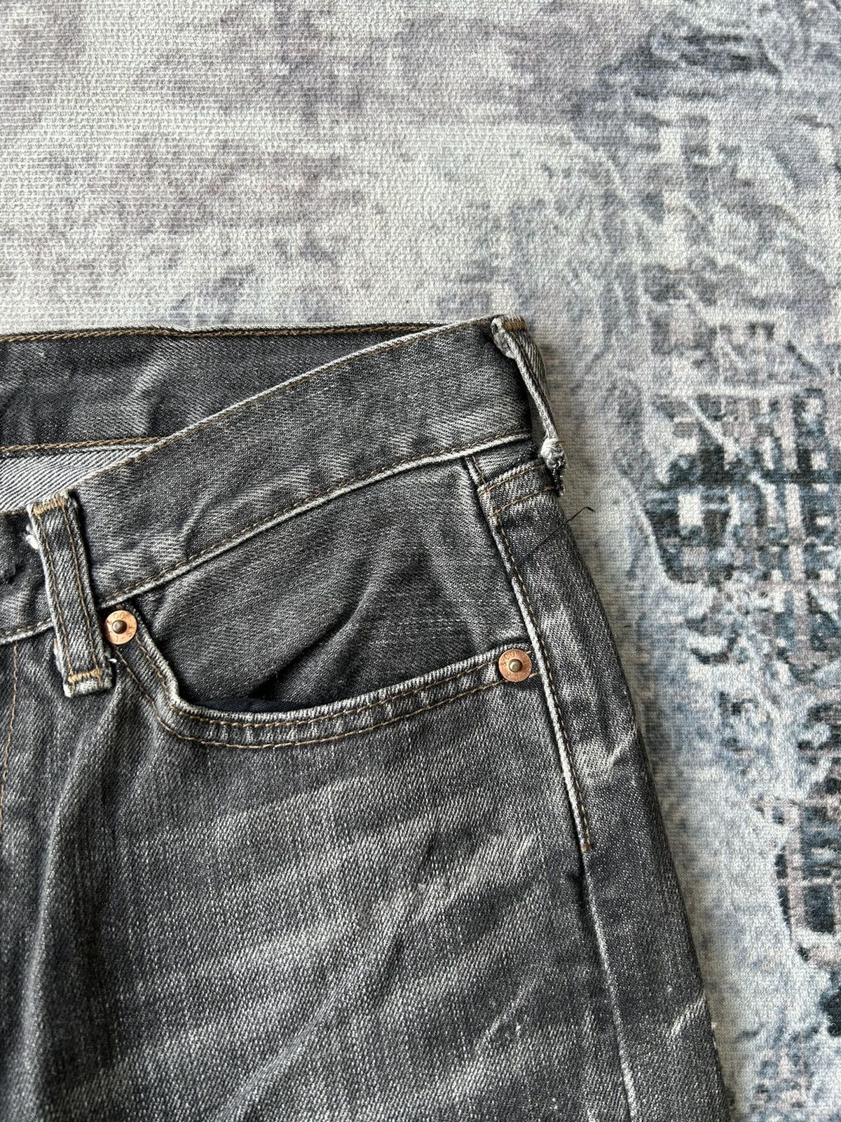 Levi's Y2K Japan Levis Bootcut Black Jeans Size US 27 - 13 Thumbnail