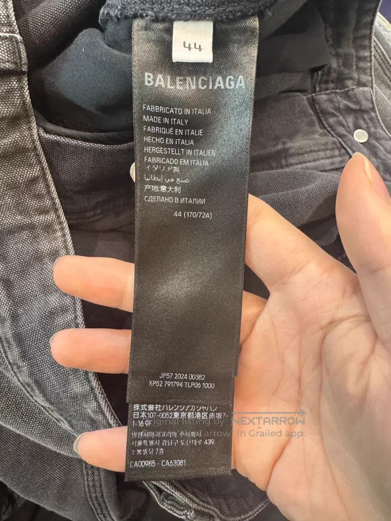 Balenciaga Balenciaga Slash Destroyed Logger Work Pants Size US 28 / EU 44 - 6 Thumbnail