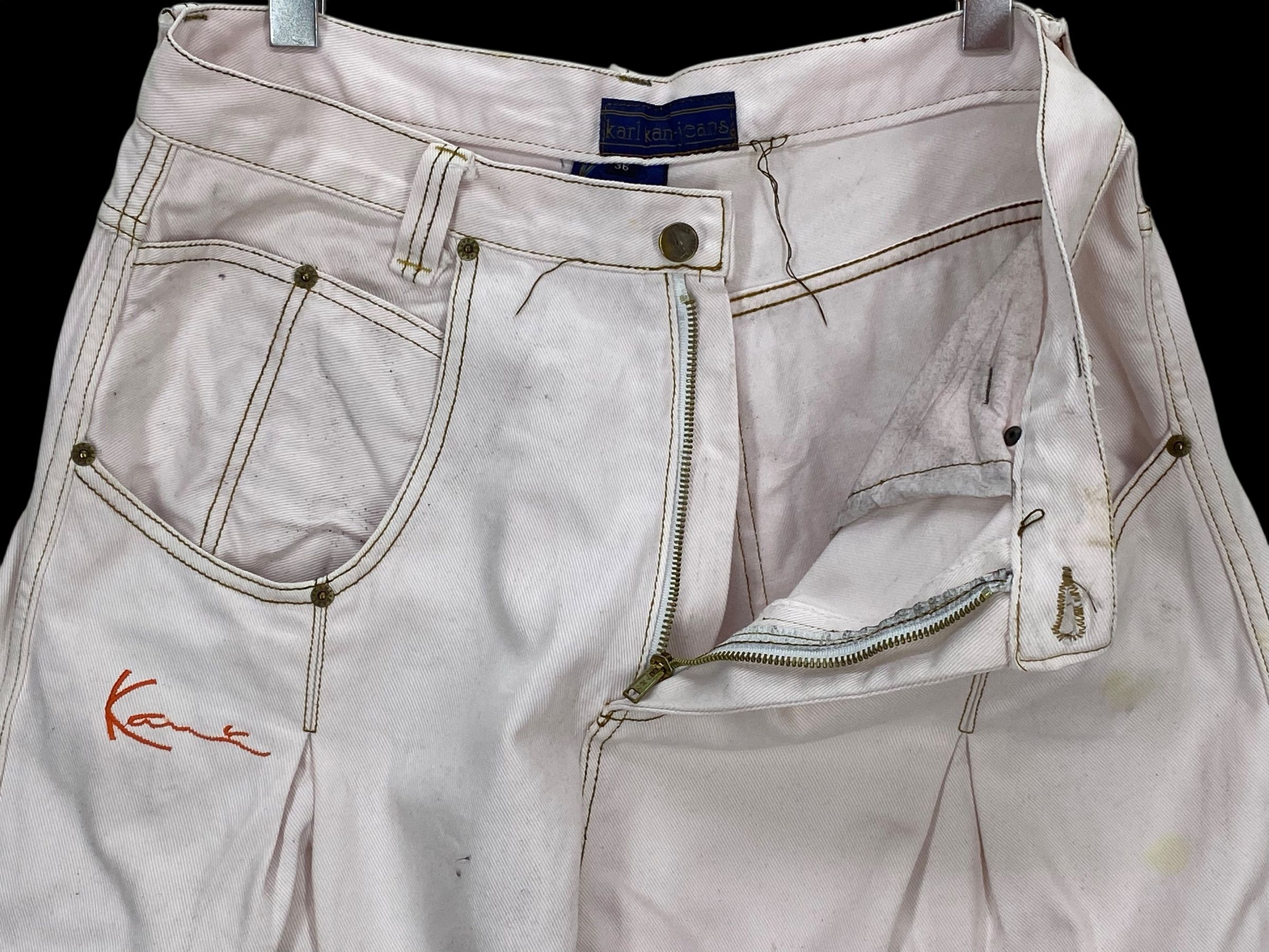 Karl Kani Karl Kani Jeans Hickory Skateboards Hip Hop Jeans Size US 34 / EU 50 - 7 Thumbnail
