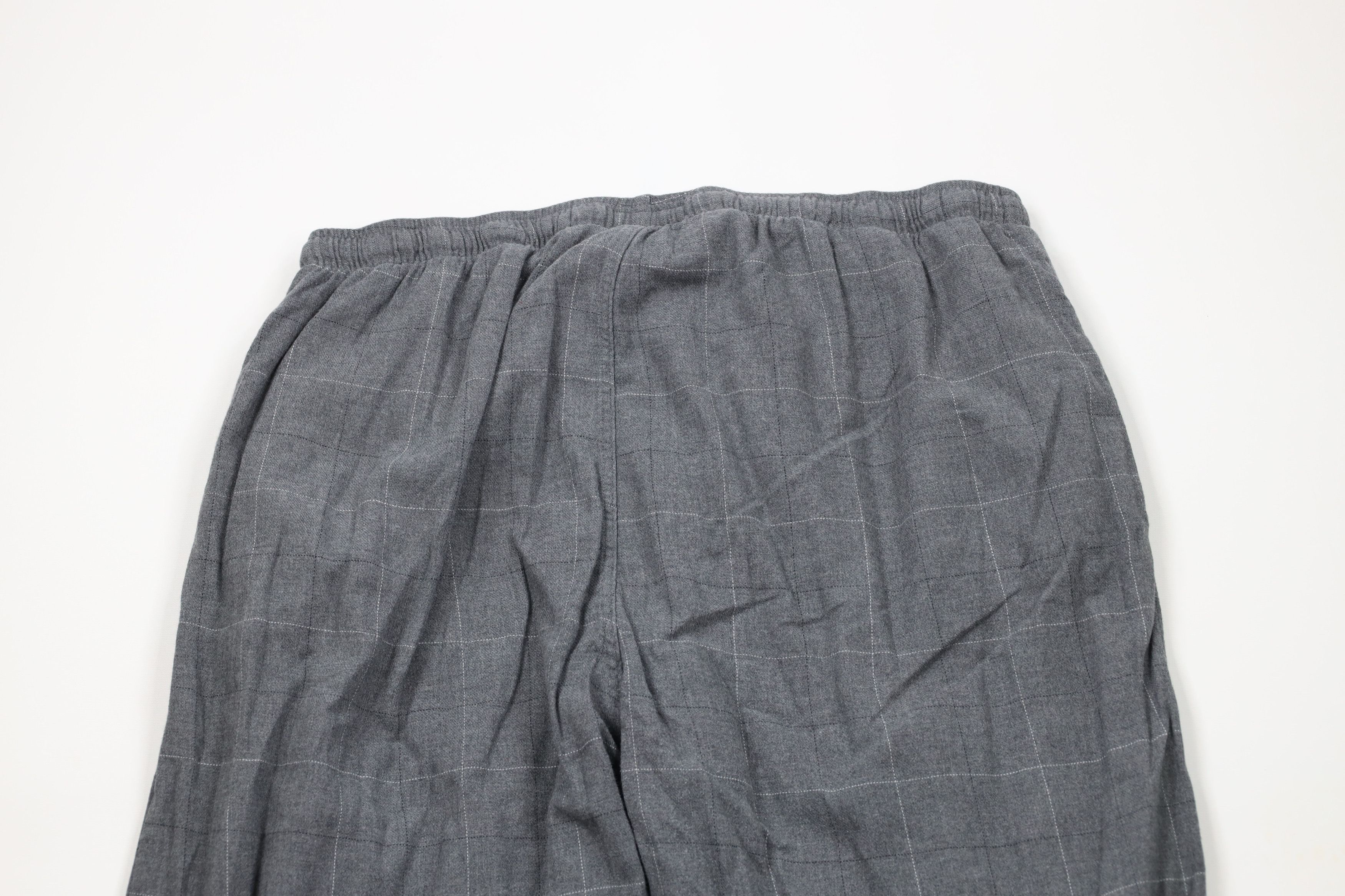 Ralph Lauren × Vintage Vintage Y2K Ralph Lauren Wide Leg Flannel Pajamas Pants Gray Size US 38 / EU 54 - 12 Thumbnail