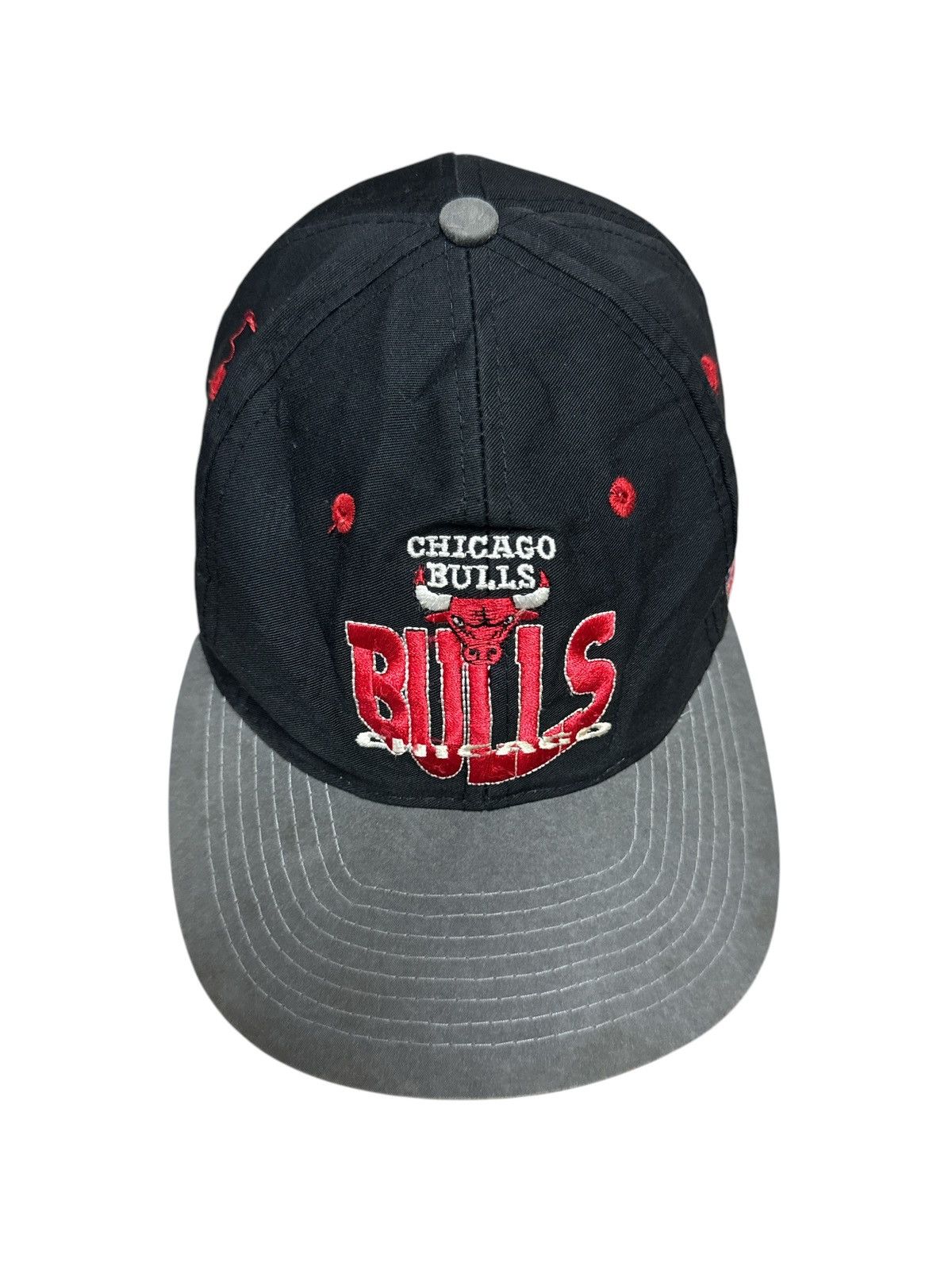NBA × Sports Specialties × Vintage CHICAGO BULLS 100th ANNIVERSARY NBA SNAPBACK CAP HAT Size ONE SIZE - 1 Thumbnail