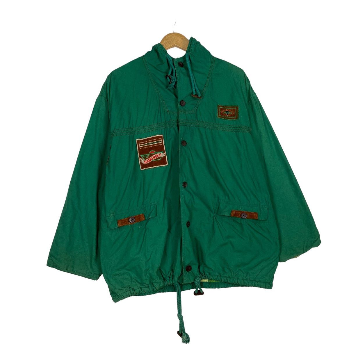 Japanese Brand SABUROKU PJP CLUB PARKA HOODIE JACKET Size US L / EU 52-54 / 3 - 3 Thumbnail