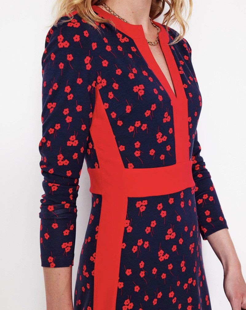 Boden Boden Catherine Ponte Midi Dress Women’s UK 10R Floral New Size M / US 6-8 / IT 42-44 - 13 Thumbnail