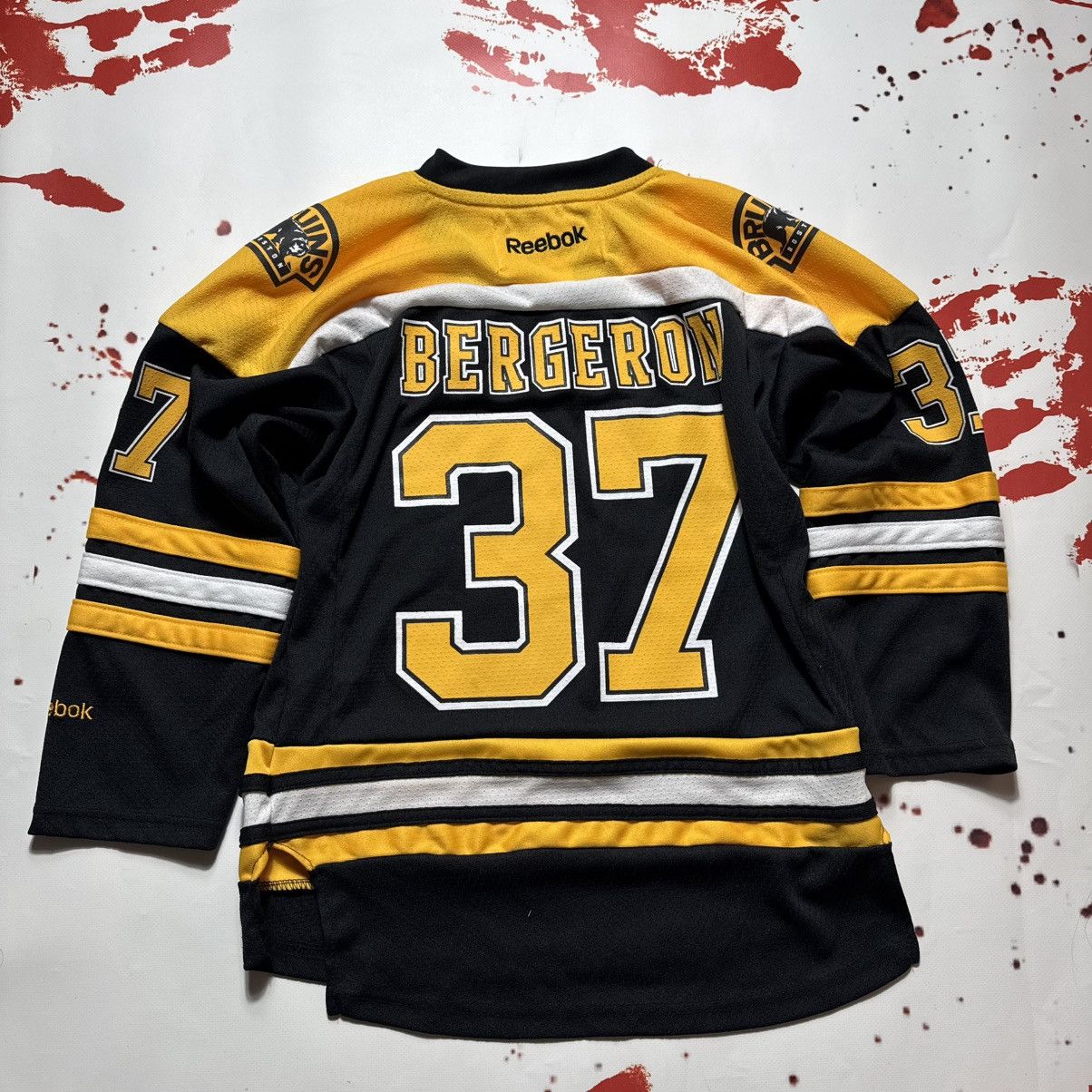 NHL × Reebok × Vintage vintage 90s nhl reebok jersey bergeron 37 rare longsleave Size US S / EU 44-46 / 1 - 1 Thumbnail