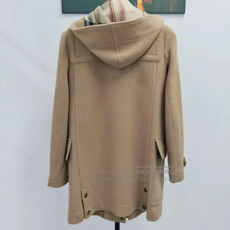 Burberry Burberry Women's Long Wool Coat in Light Brown. Size M / US 6-8 / IT 42-44 - 2 Thumbnail