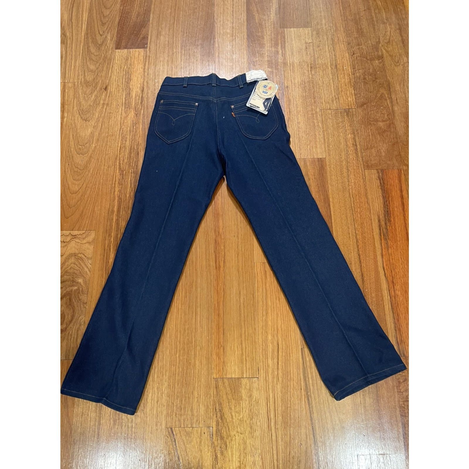 Levi's VINTAGE Levi's Jeans Mens 34x32 Flared Orange Tab Deadstock 1981 Jeans Mens Regular 34x32 Orange Flared 80s American Mens Size US 34 / EU 50 - 5 Thumbnail