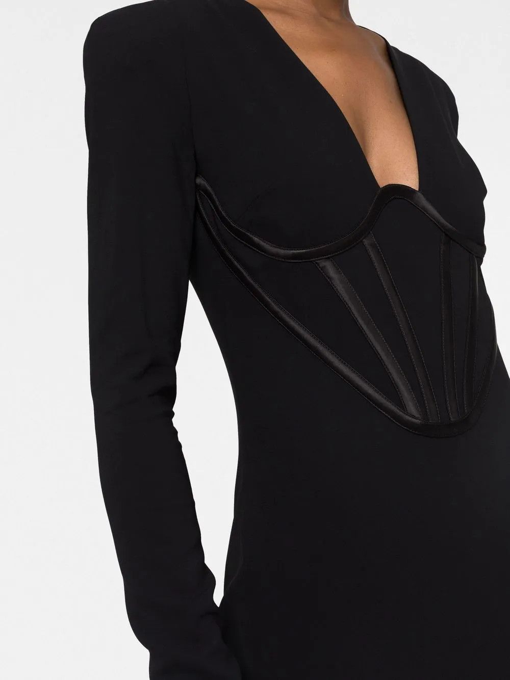 Versace o1y0226 Mini Dress in Black Size XS / US 0-2 / IT 36-38 - 3 Thumbnail