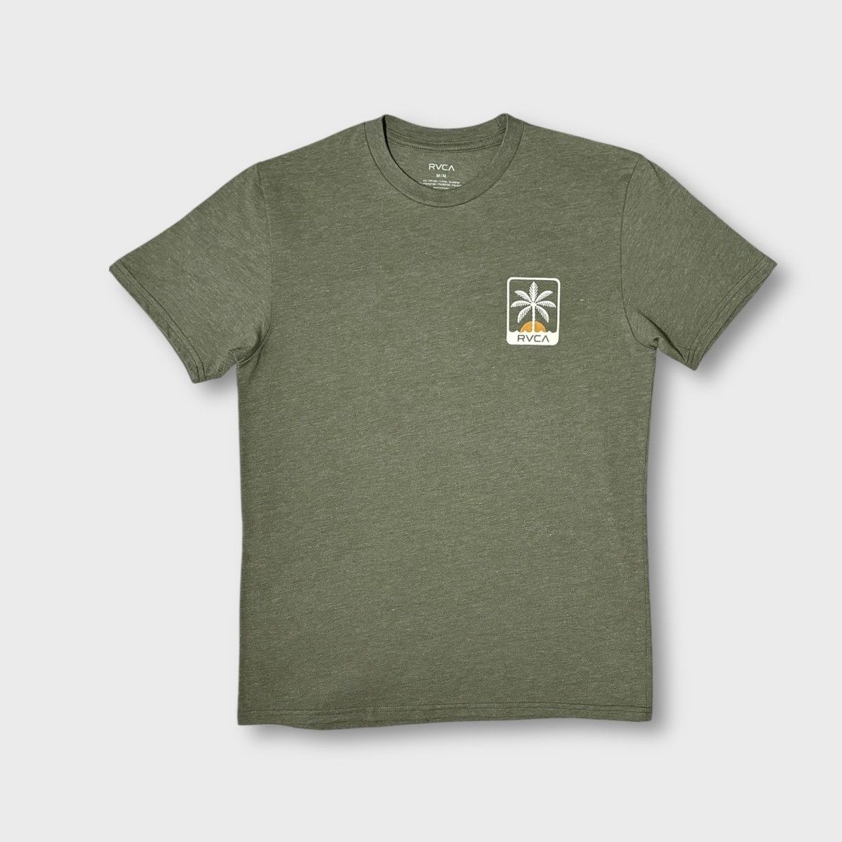 RVCA RVCA Shaylen Men’s Green Print T-Shirt Short Sleeve Sz M Size US M / EU 48-50 / 2 - 5 Thumbnail